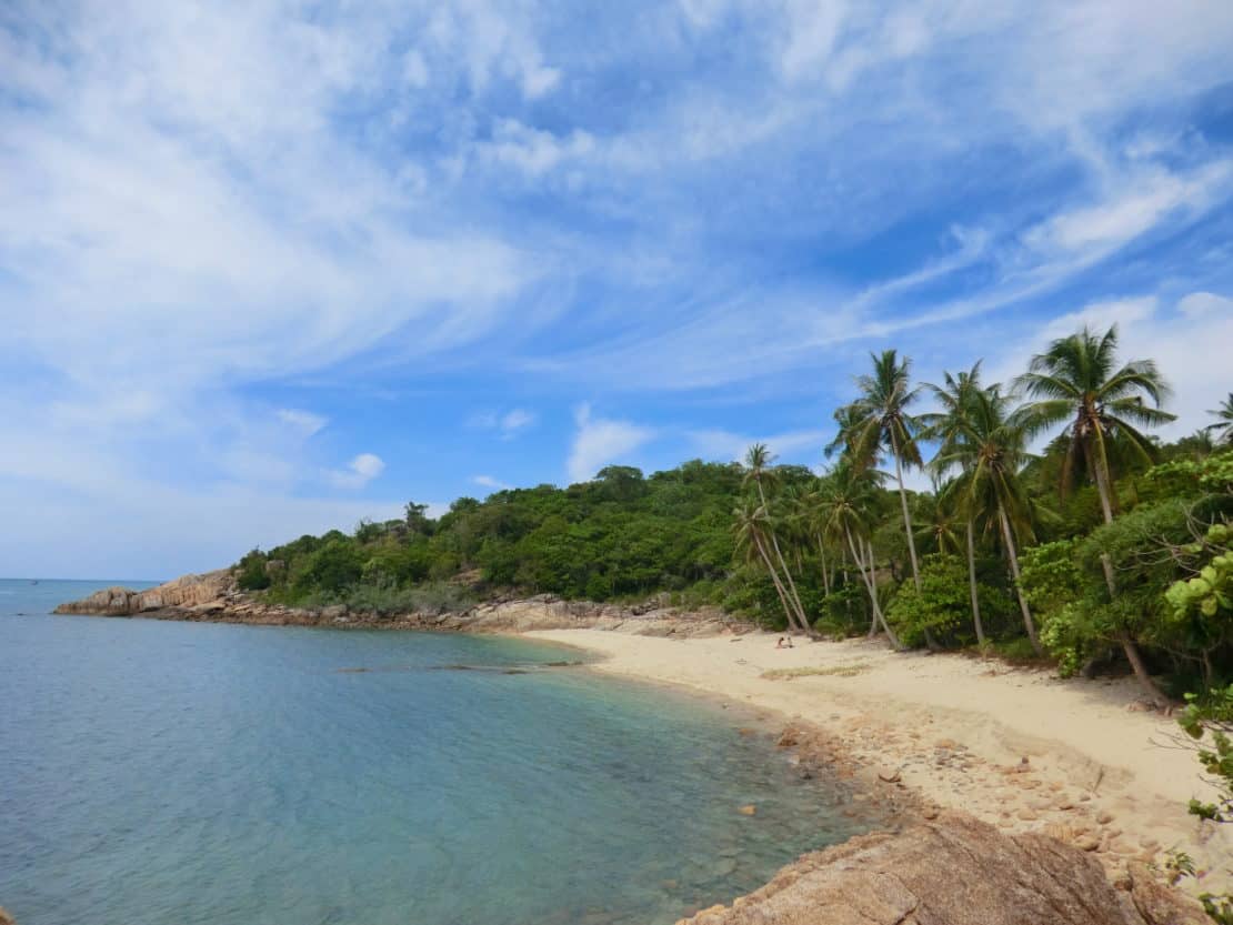 Palmenstrand von Thailand