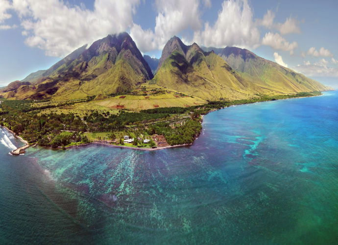 Maui aus der Luft