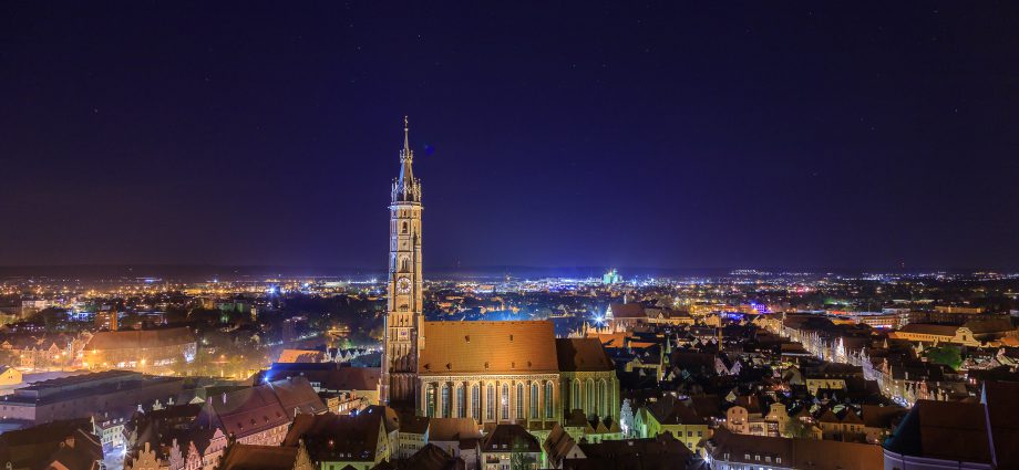 Landshut bei Nacht