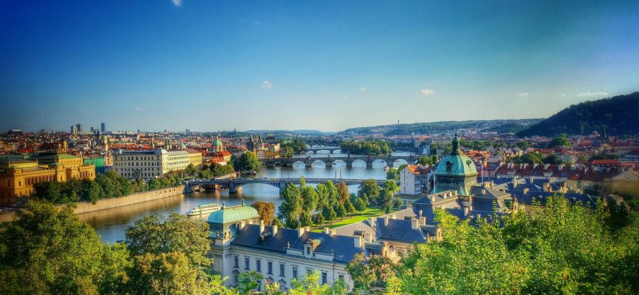 prague, summer park, summer
