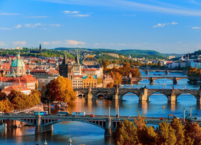bridges, prague, czechia